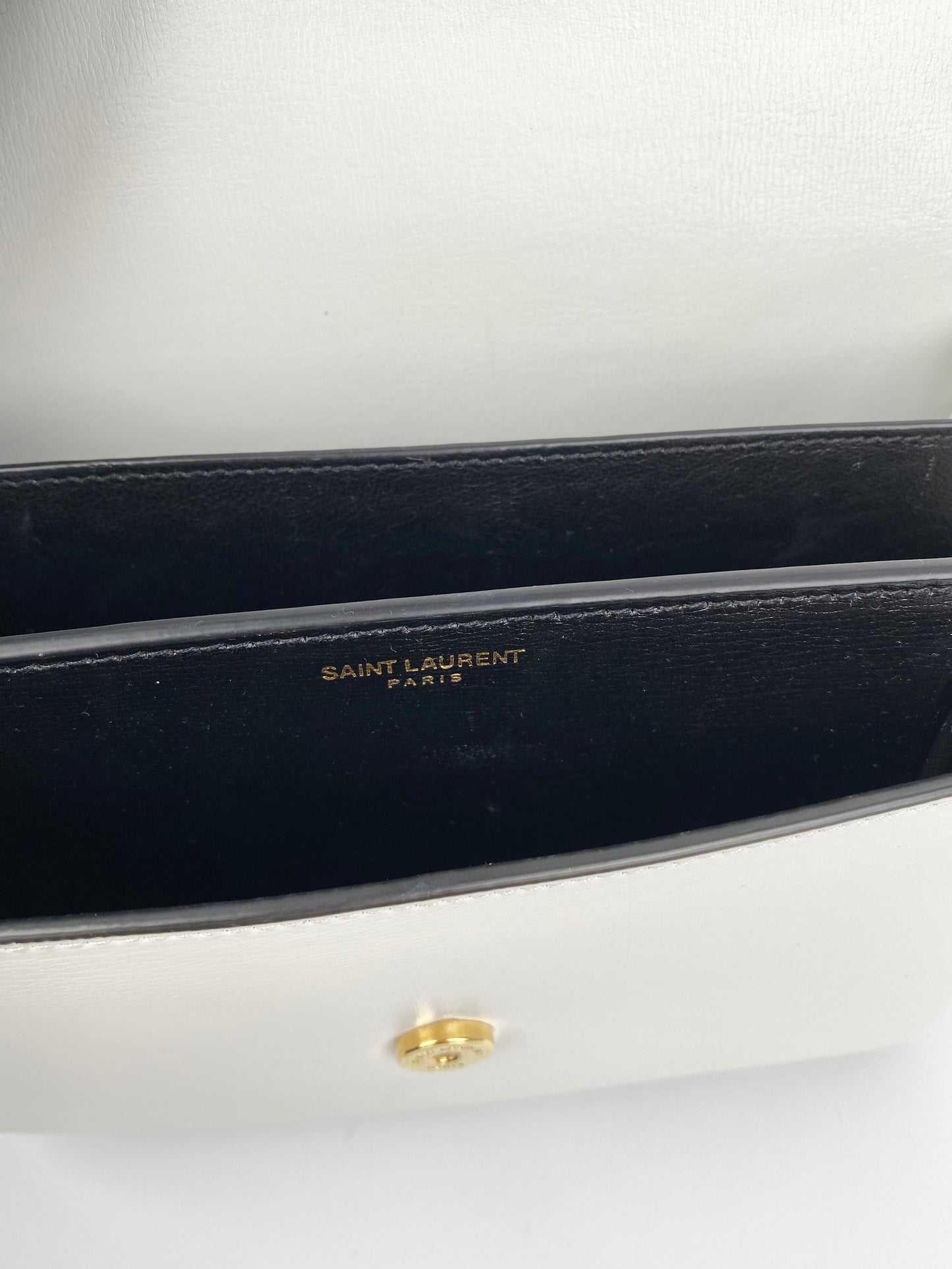 Saint Laurent Two-tone Black & White Sunset Bag