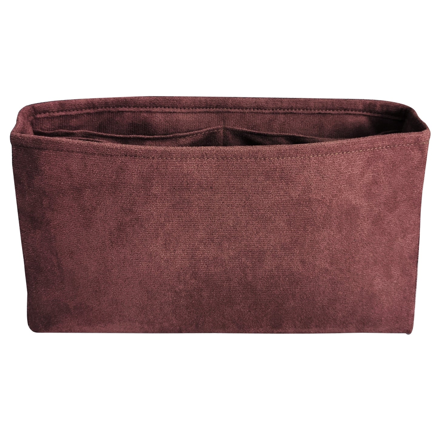 Organizer for [By The Way Selleria Large, Fendi] Bag Insert (Velvet, Long Zip and Open Compartment)