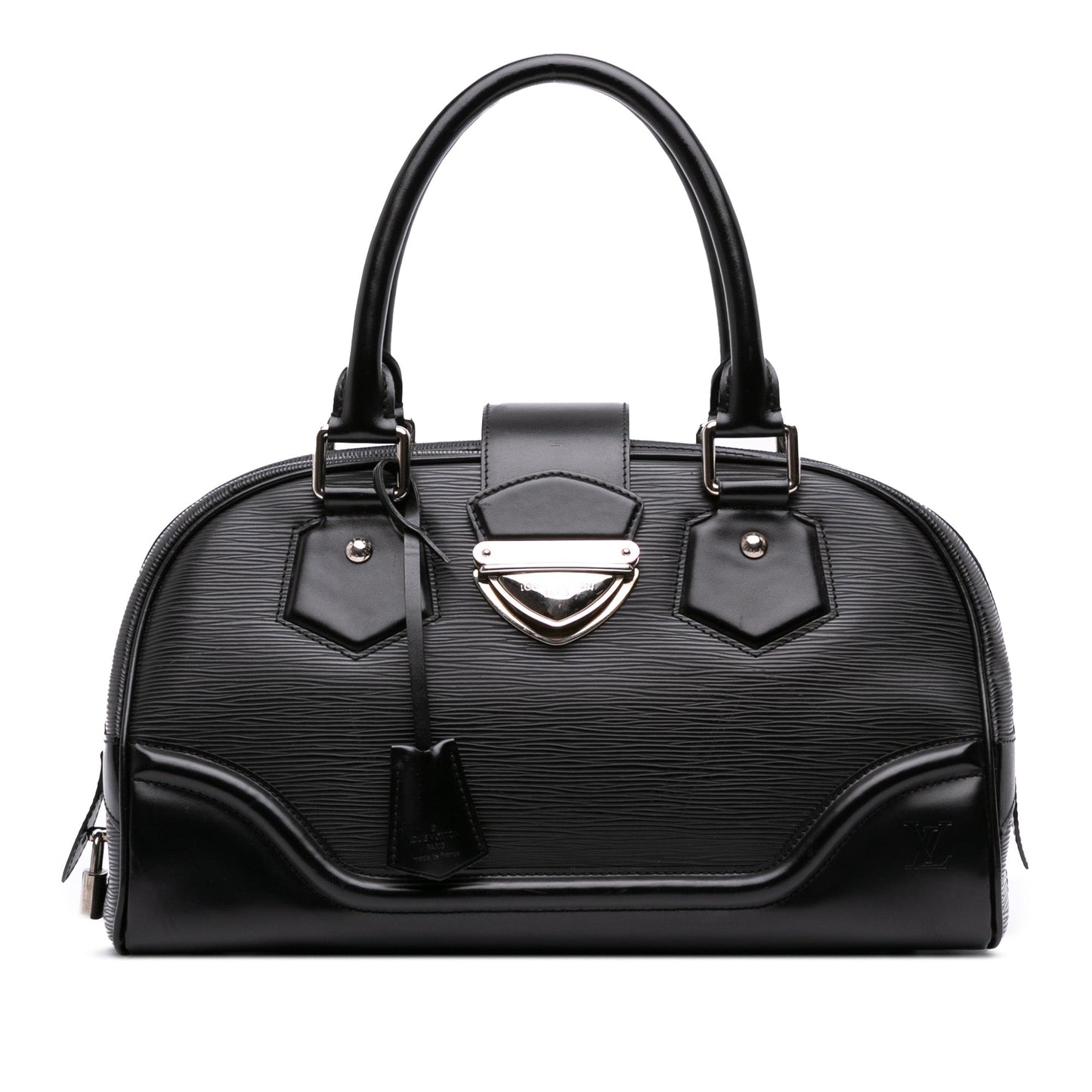 Black Louis Vuitton Epi Bowling Montaigne GM Handbag