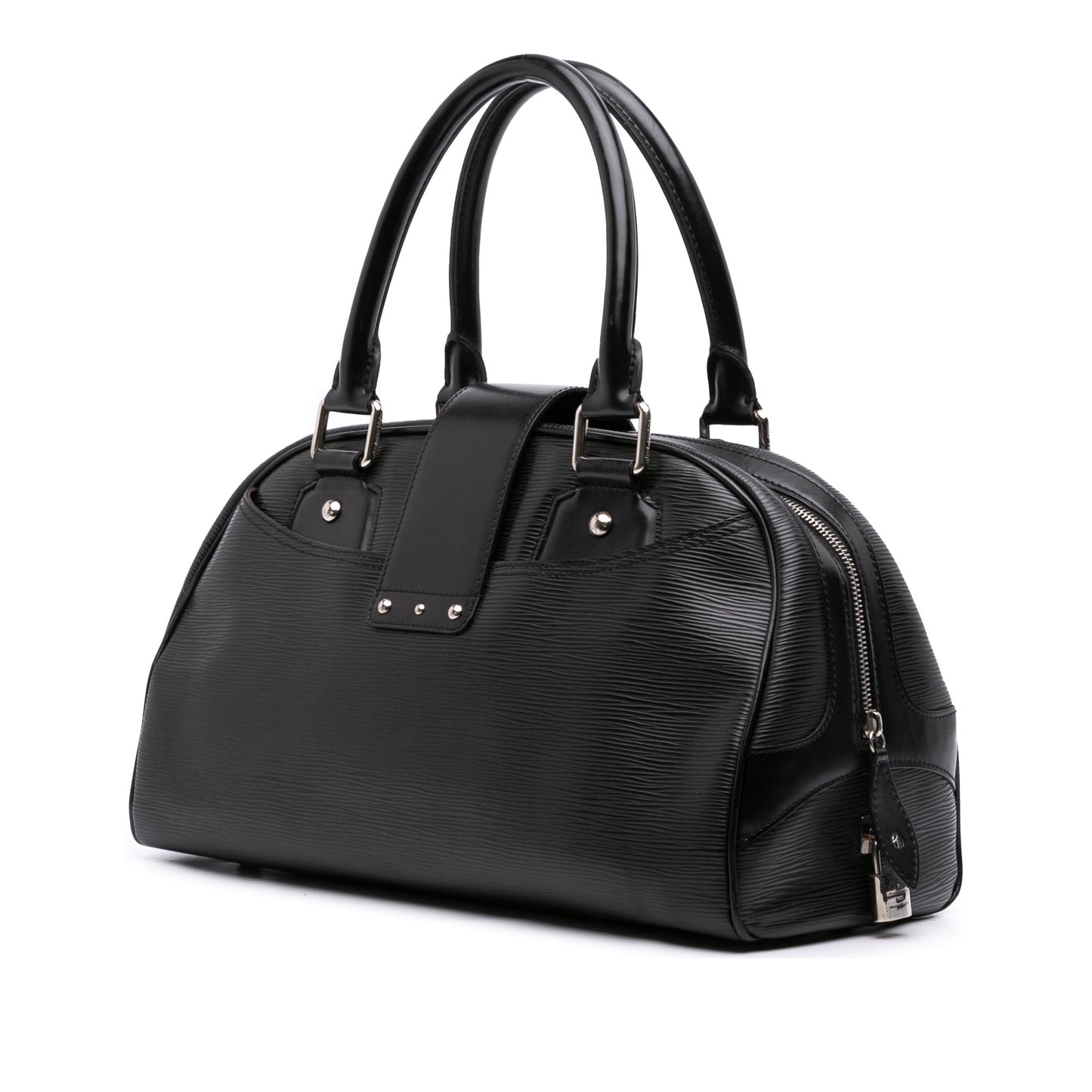 Black Louis Vuitton Epi Bowling Montaigne GM Handbag
