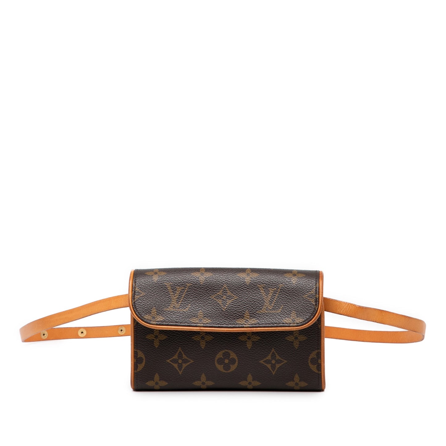 Brown Louis Vuitton Monogram Pochette Florentine Belt Bag