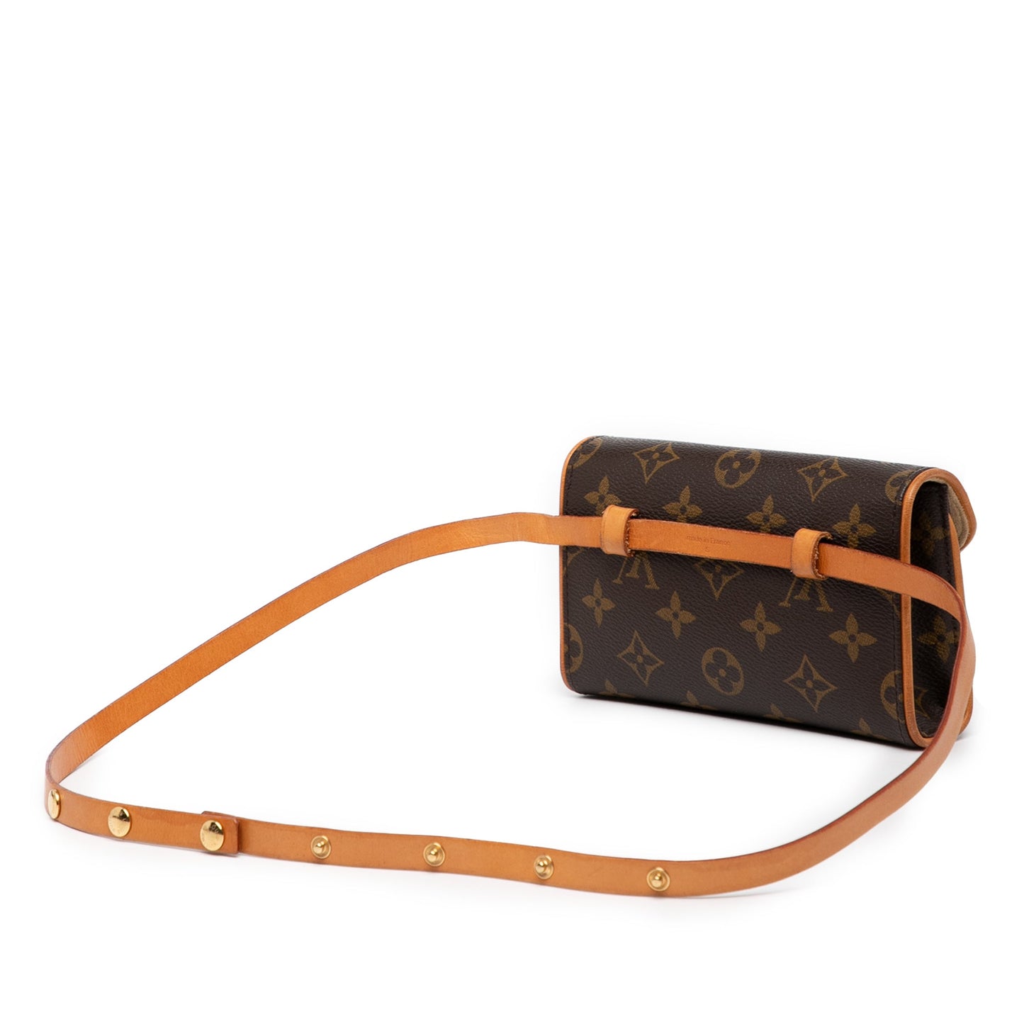 Brown Louis Vuitton Monogram Pochette Florentine Belt Bag