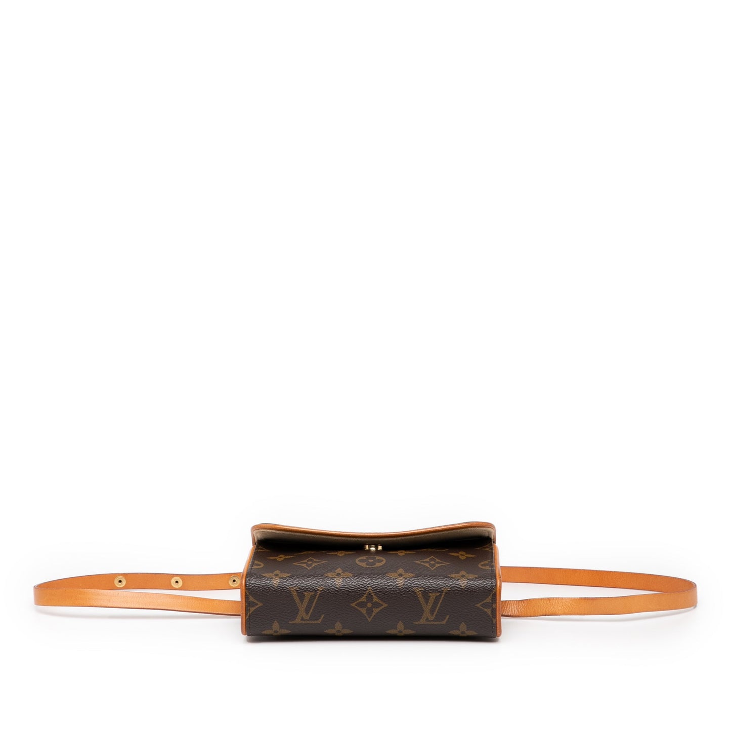 Brown Louis Vuitton Monogram Pochette Florentine Belt Bag