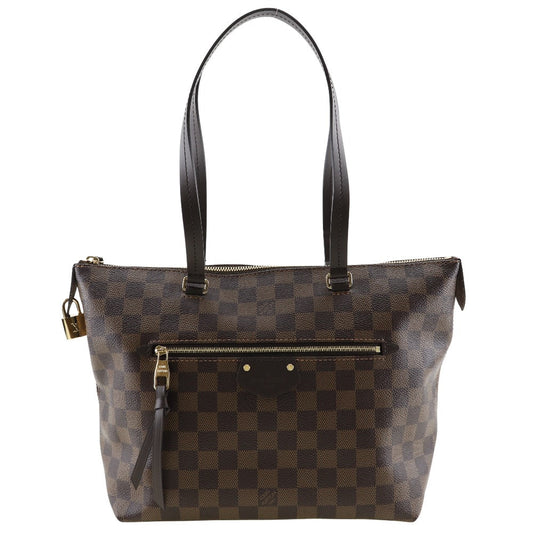 LOUIS VUITTON Tote Bag Damier canvas Brown Jena PM Women
