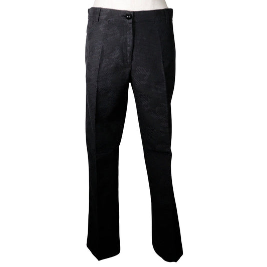 Chanel Icon Pants Cotton Black Classic Flap Tote