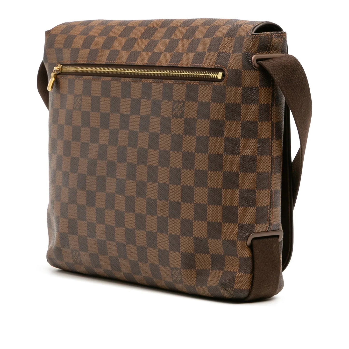 Brown Louis Vuitton Damier Ebene Brooklyn MM Crossbody Bag