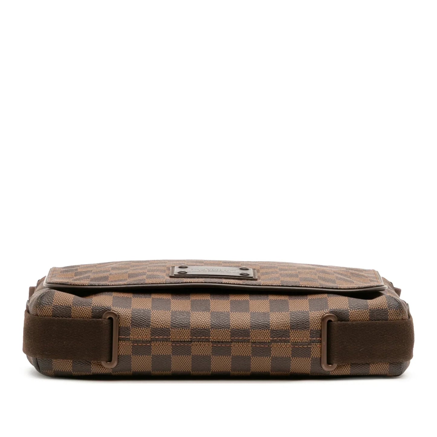 Brown Louis Vuitton Damier Ebene Brooklyn MM Crossbody Bag