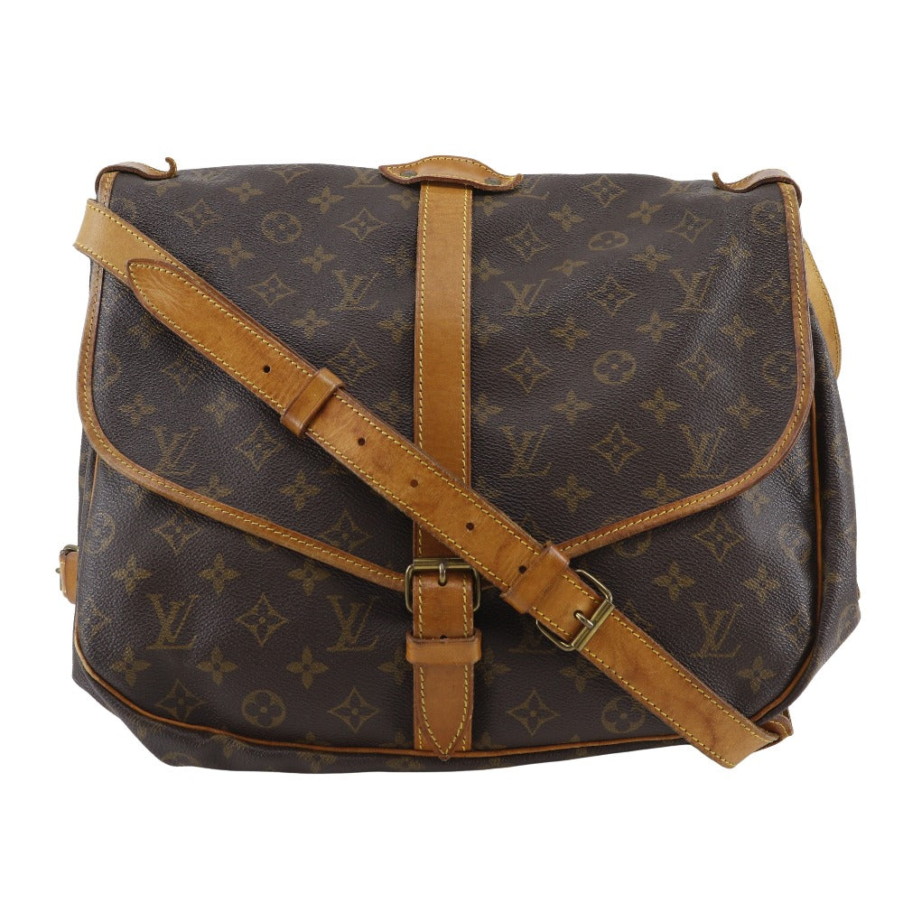 LOUIS VUITTON Shoulder Bag M42254 Monogram canvas Brown Samuel 35