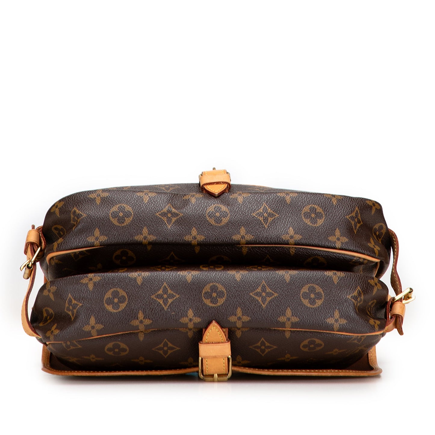 Brown Louis Vuitton Monogram Saumur 30 Crossbody Bag