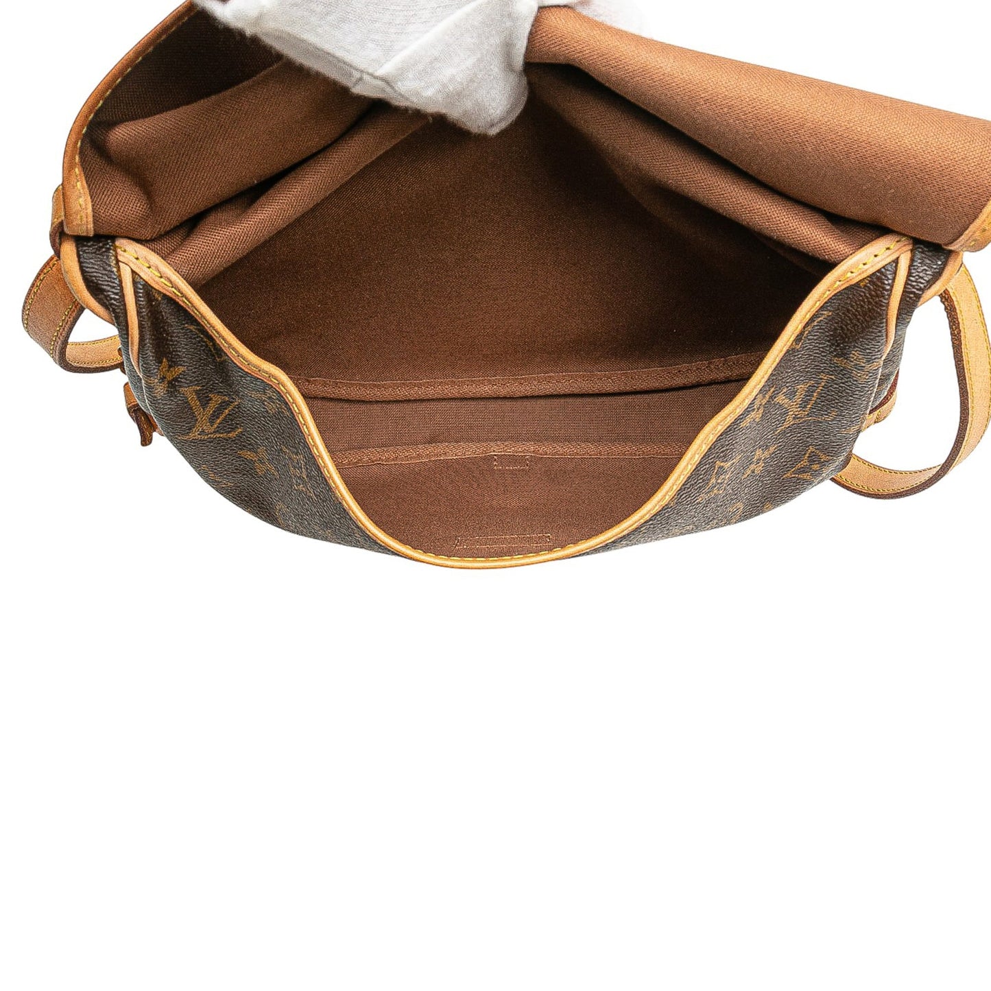 Brown Louis Vuitton Monogram Saumur 30 Crossbody Bag