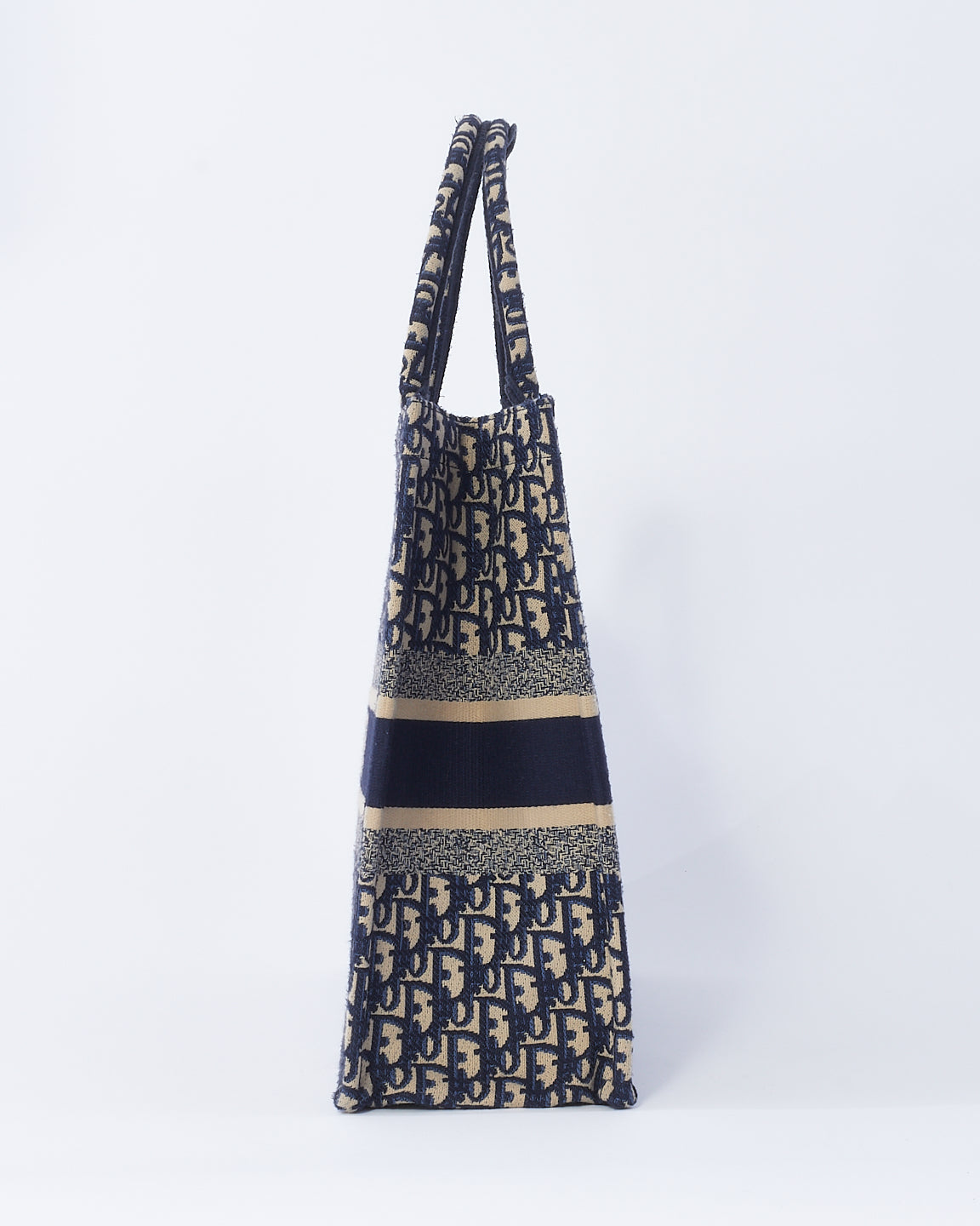 Dior Book Tote Leather Canvas Tote