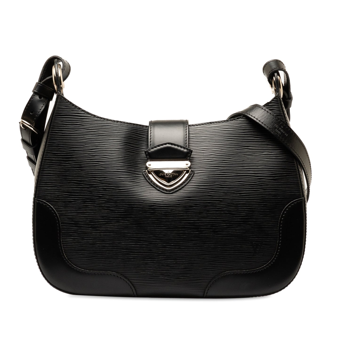 Black Louis Vuitton Epi M tte Bagatelle Shoulder Bag