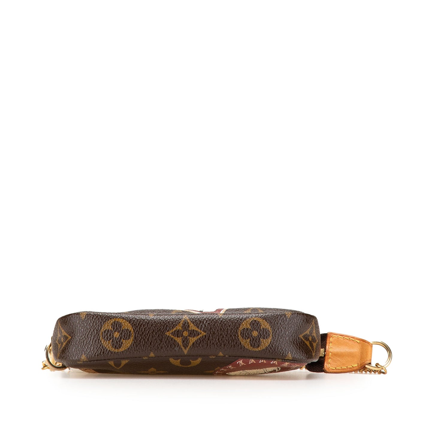 Brown Louis Vuitton Monogram Patch Mini Pochette Accessoires Handbag