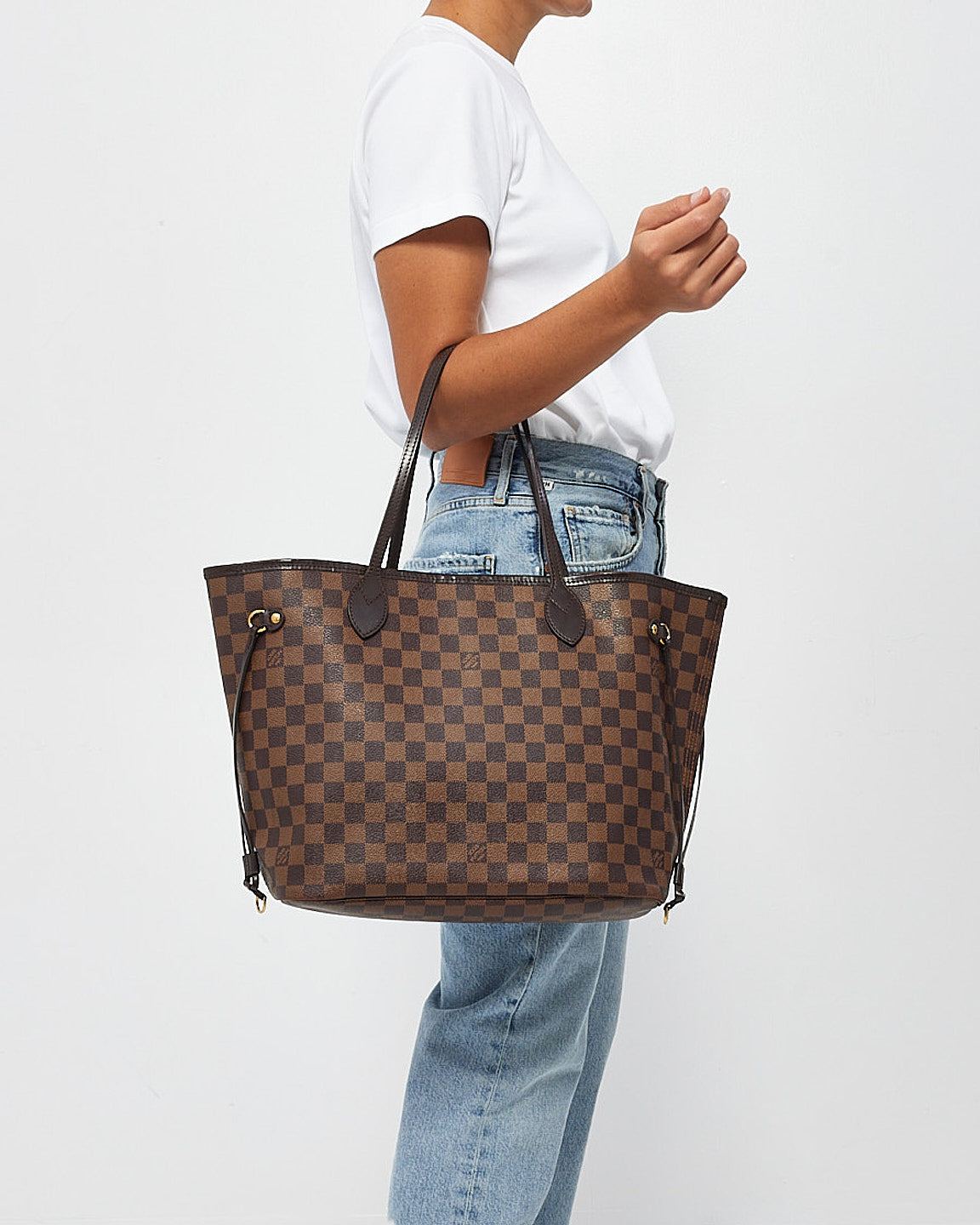 Louis Vuitton Damier Ebene Canvas Neverfull MM - No Pouch