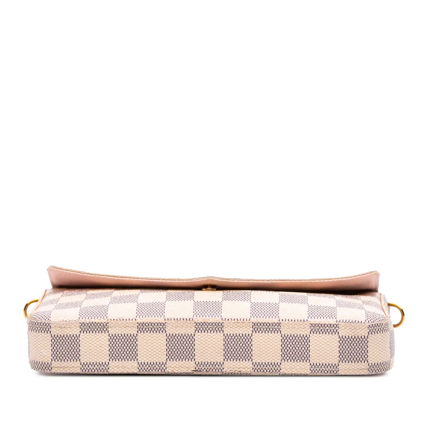 White Louis Vuitton Damier Azur Pochette Felicie Crossbody Bag