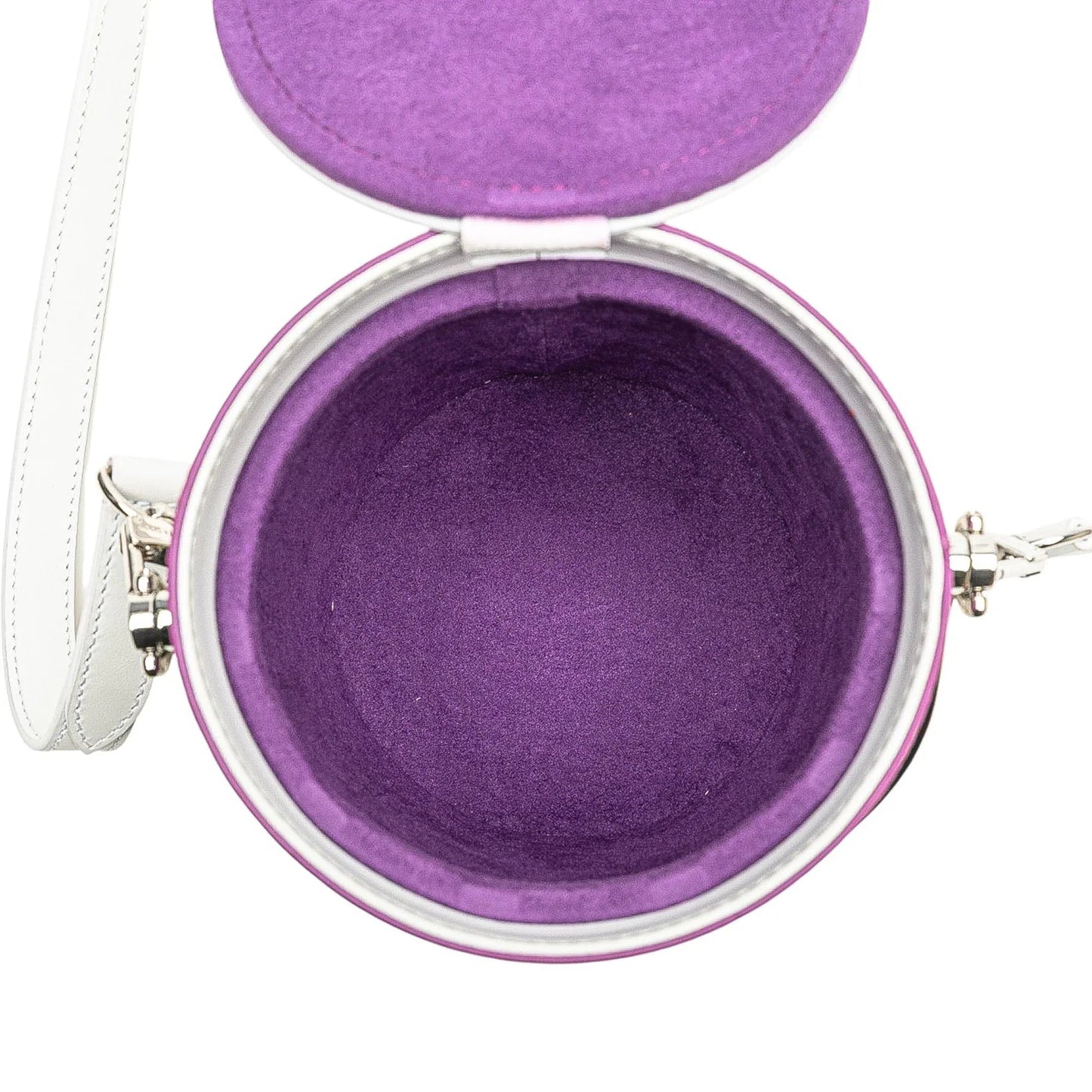 Purple Louis Vuitton Monogram Paint Can Satchel
