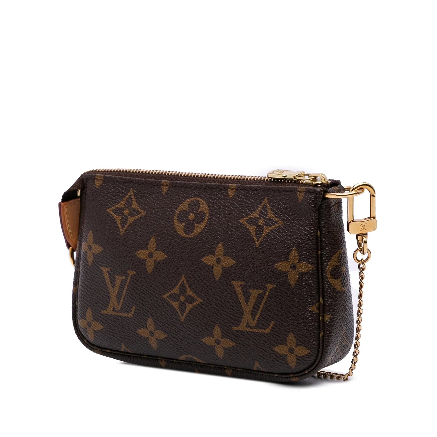 Brown Louis Vuitton Monogram Mini Pochette Accessoires Handbag