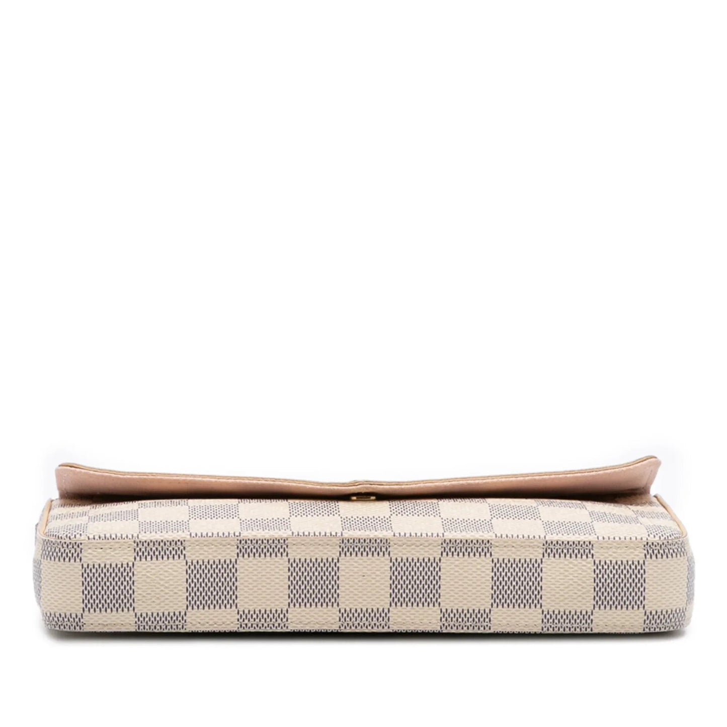 White Louis Vuitton Damier Azur Pochette Felicie Crossbody Bag