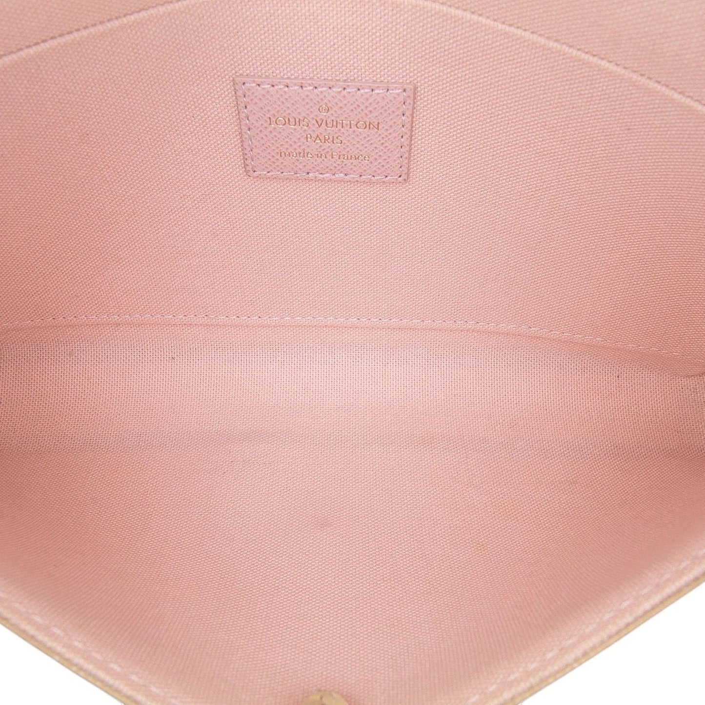 White Louis Vuitton Damier Azur Pochette Felicie Crossbody Bag