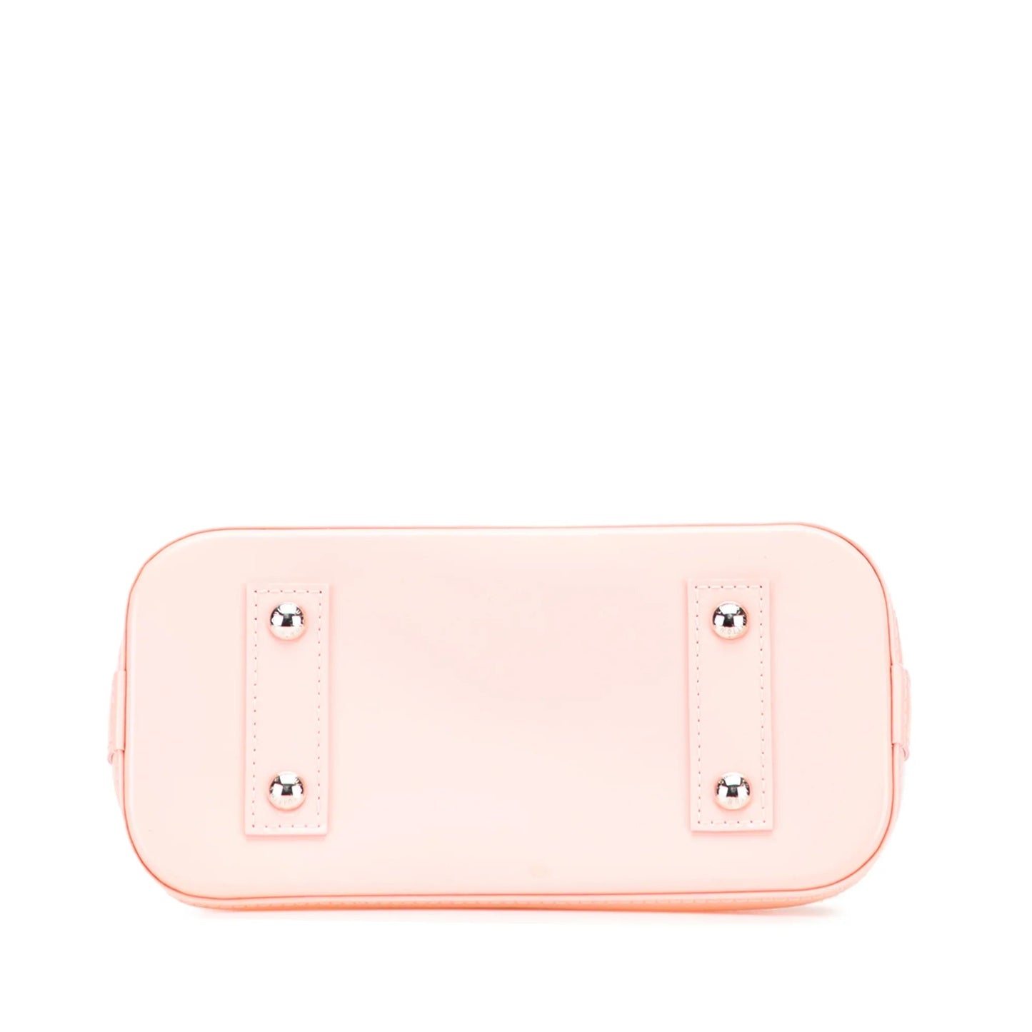 Pink Louis Vuitton Monogram Vernis Jungle Dots Alma BB Satchel