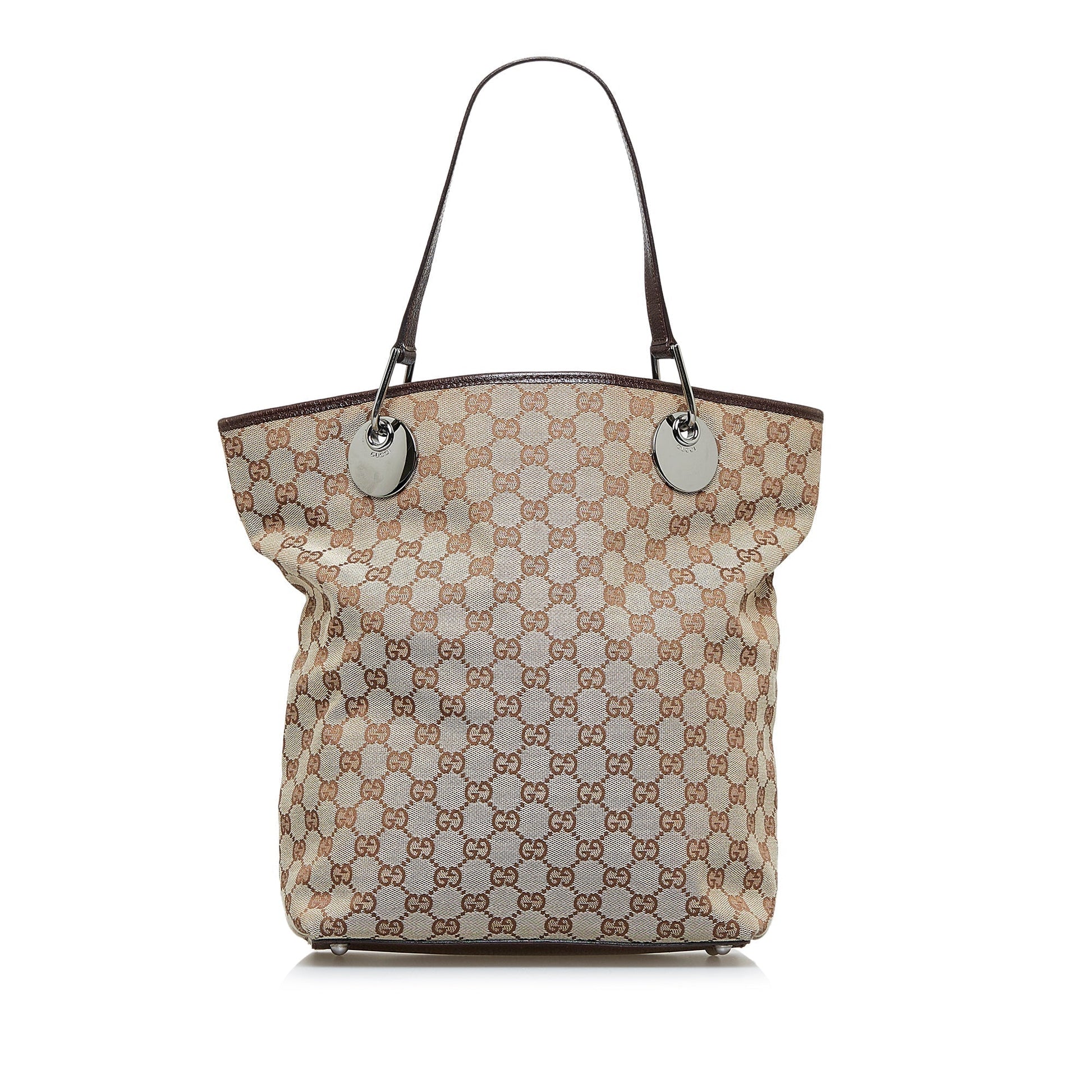 Gucci Leather Canvas Tote Style 30