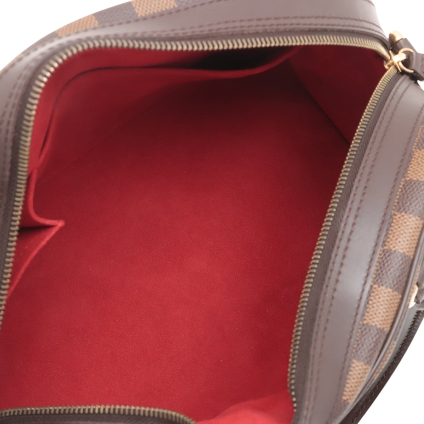 Brown Louis Vuitton Damier Ebene Duomo Handbag