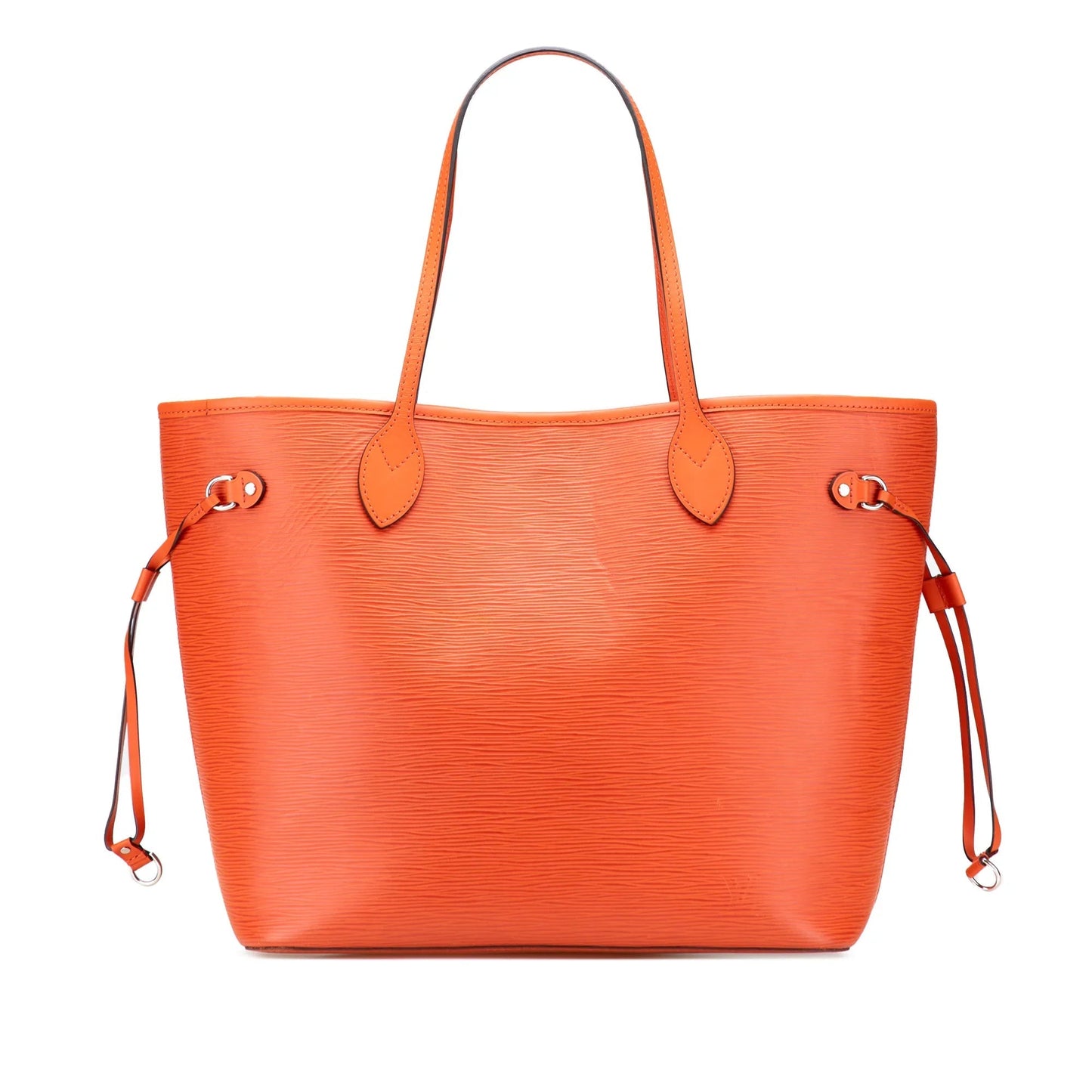 Orange Louis Vuitton Epi Neverfull MM Tote Bag