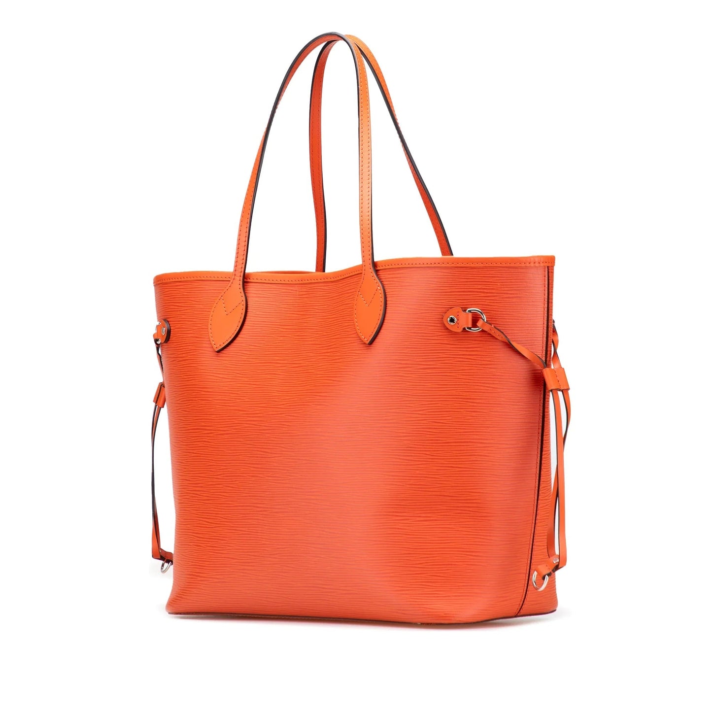 Orange Louis Vuitton Epi Neverfull MM Tote Bag