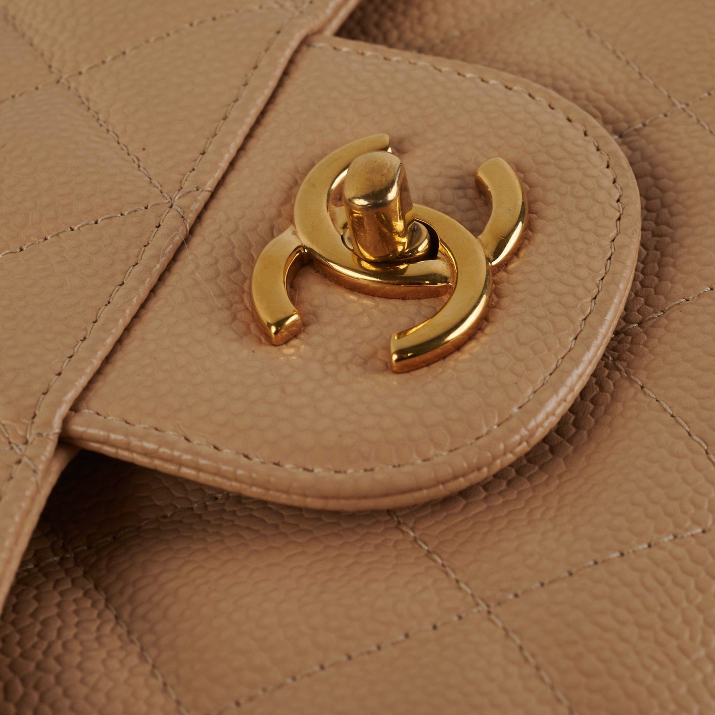 Chanel Jumbo Double Flap Light Beige