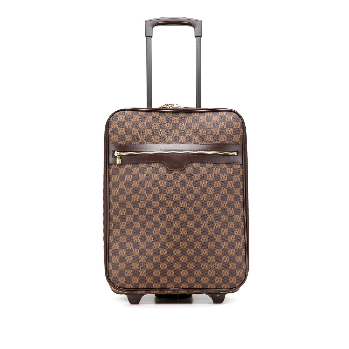 Brown Louis Vuitton Damier Ebene Pegase 45 Travel Bag