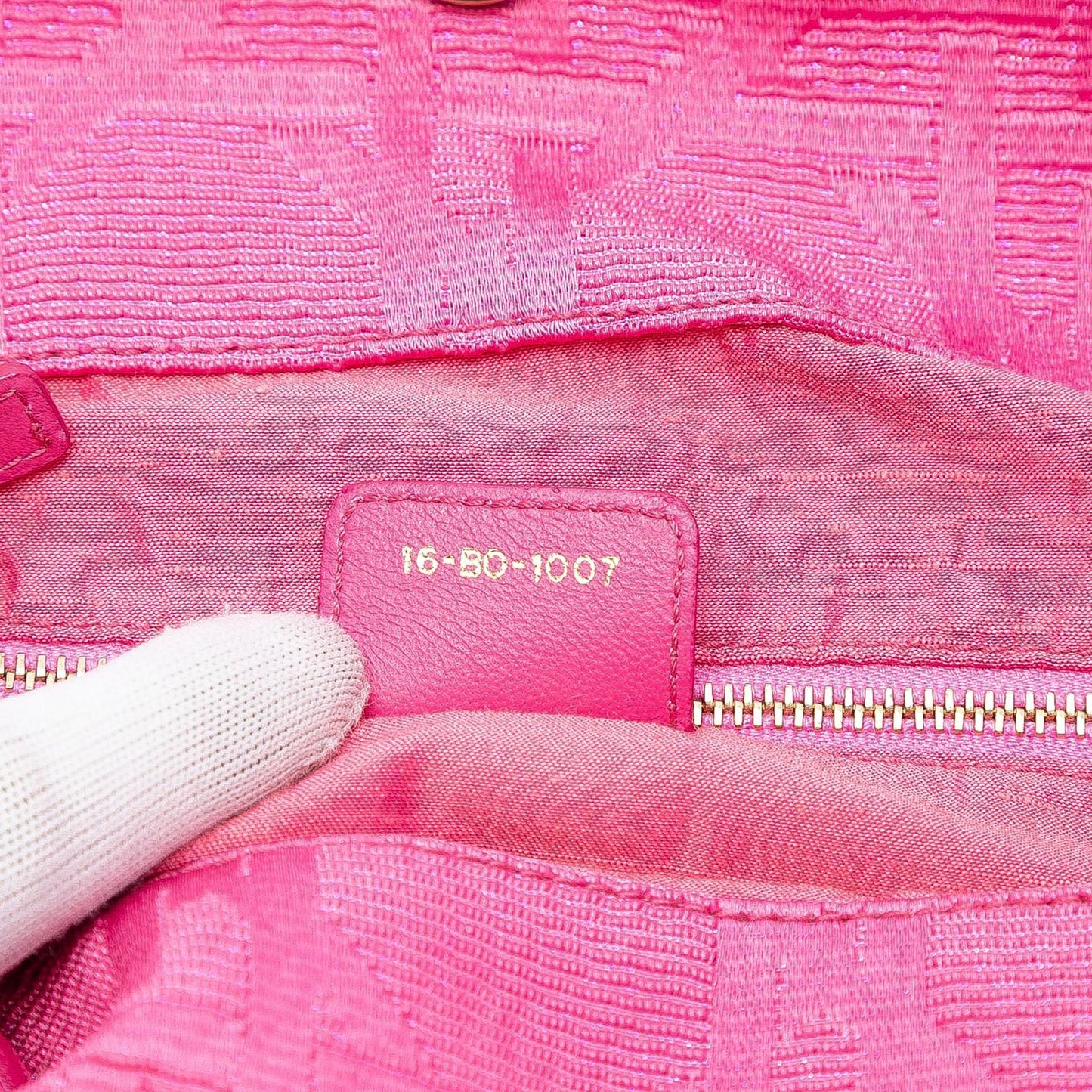 Pink Dior Canvas Cannage Hobo Bag