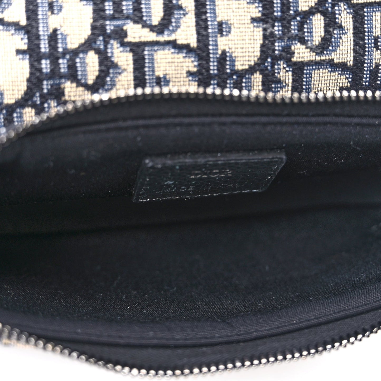 Christian Dior Oblique Arm Pouch Blue
