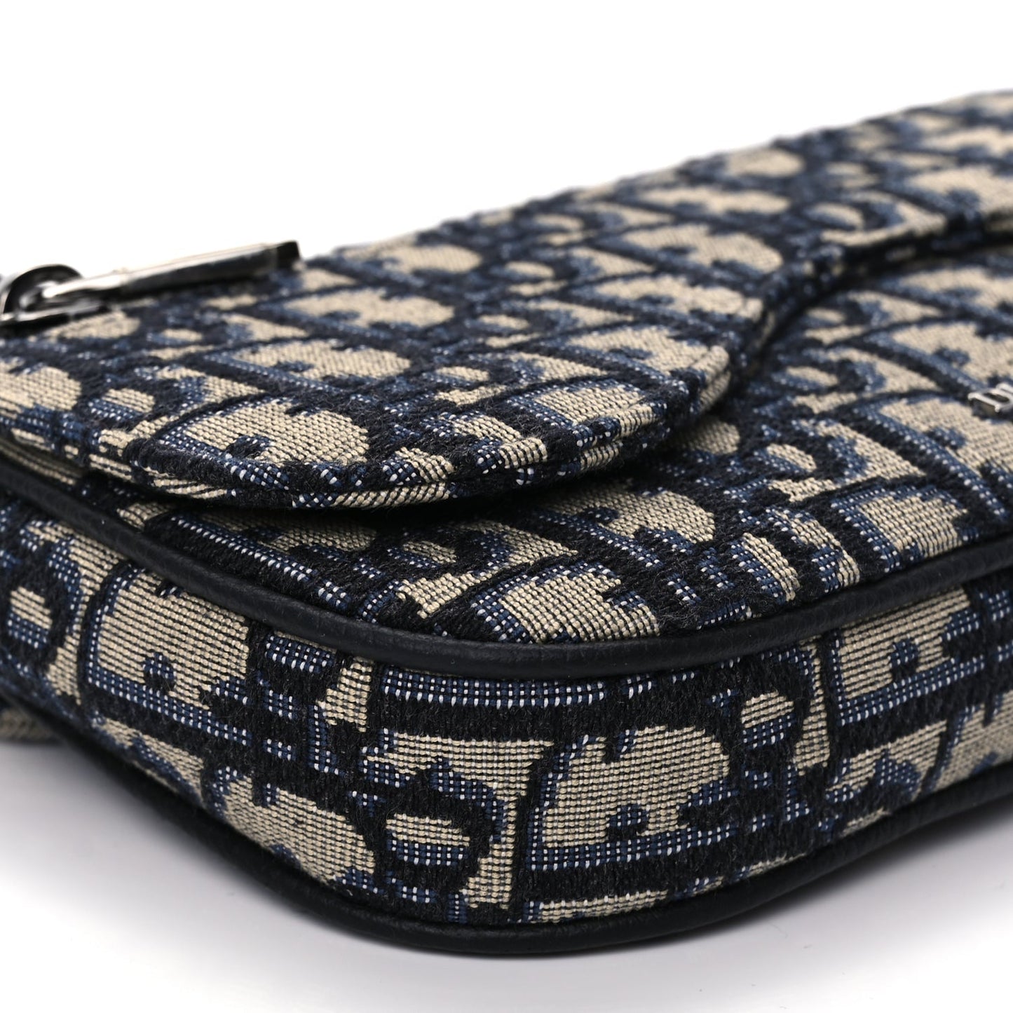 Christian Dior Oblique Arm Pouch Blue