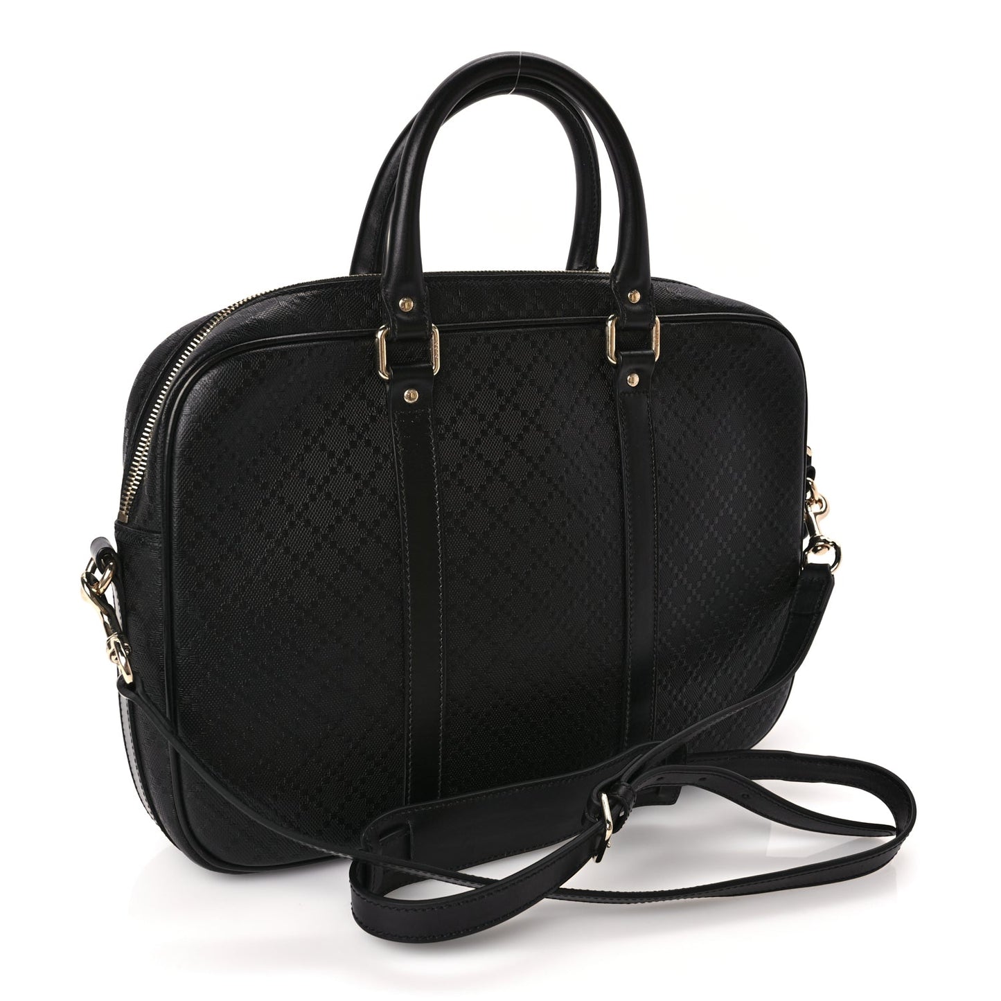 Gucci Diamante Signature Briefcase Black