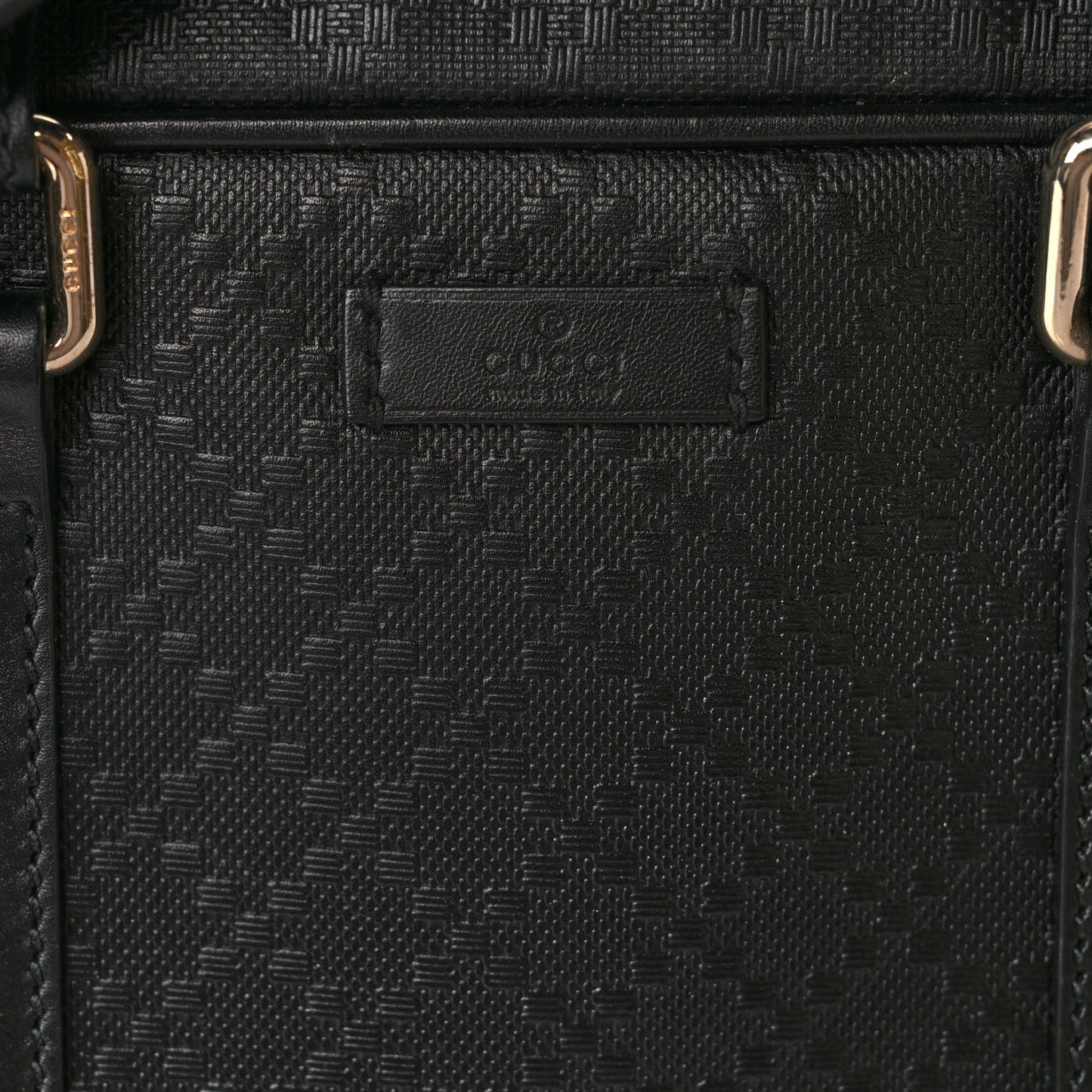 Gucci Diamante Signature Briefcase Black