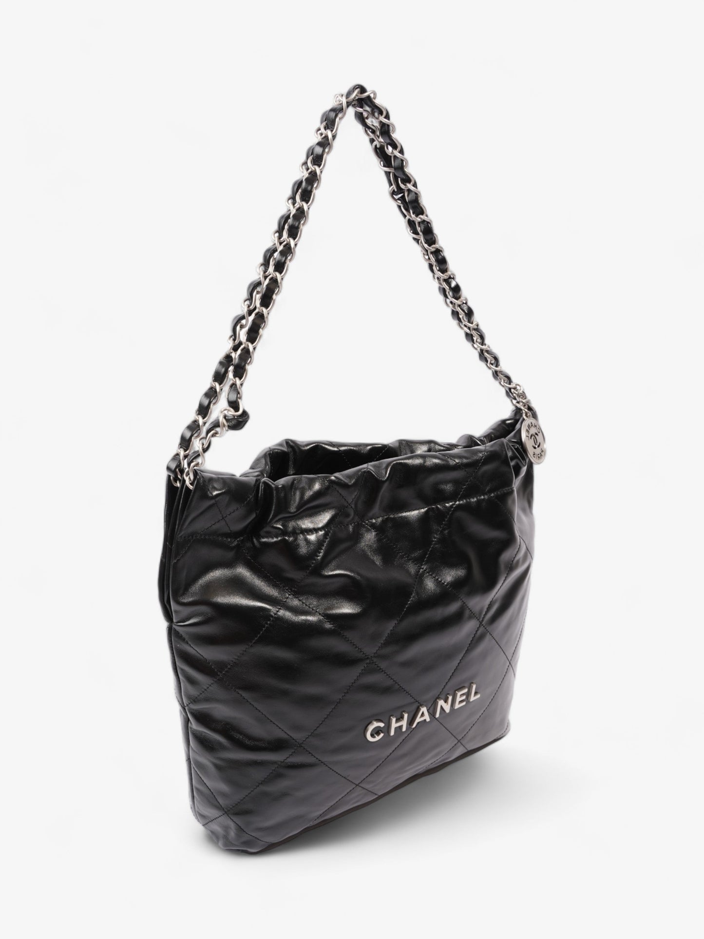 Chanel Chanel 22 Black Calfskin Leather Small
