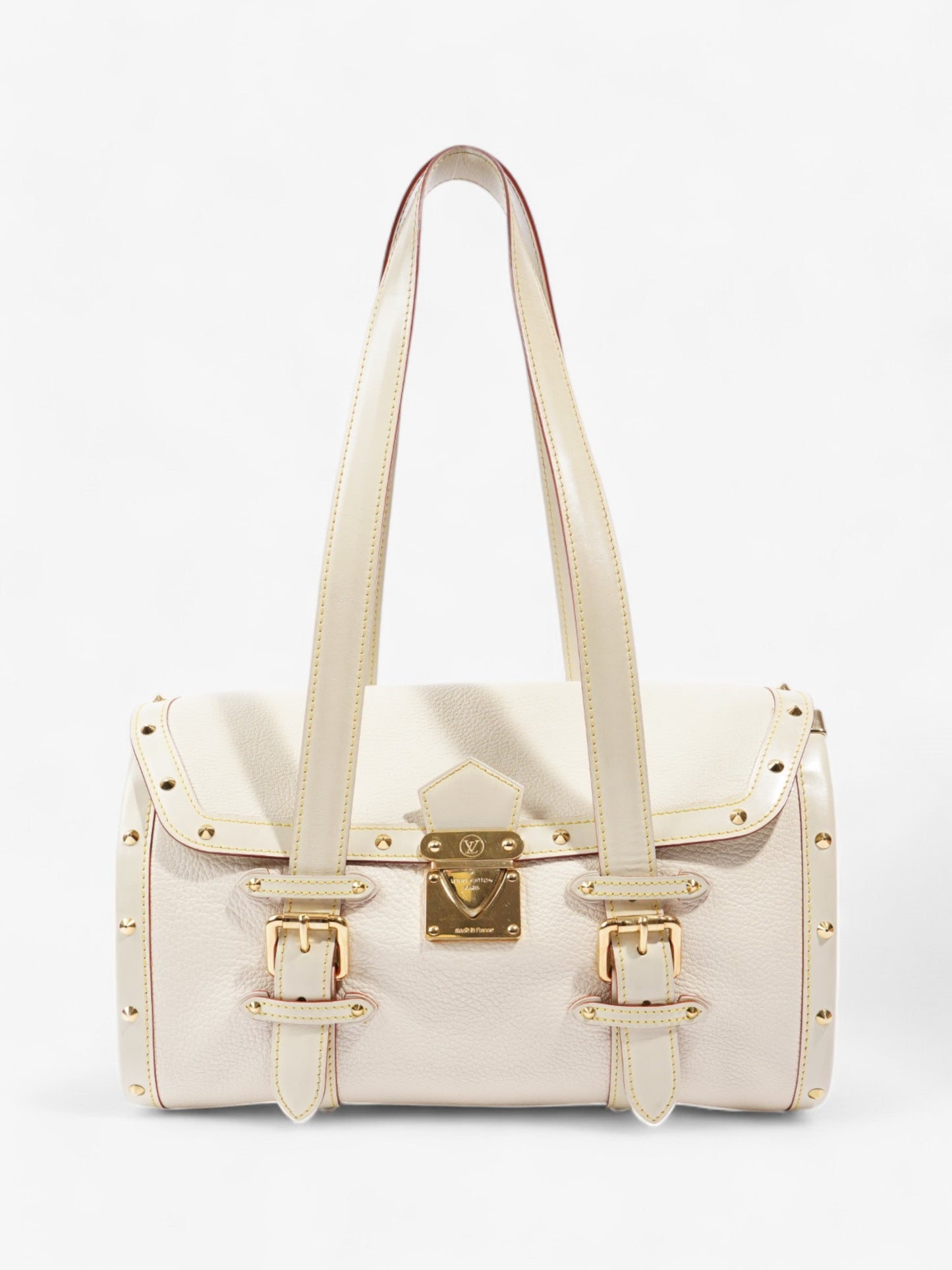 Louis Vuitton Suhali L'Epanoui Cream / Yellow Leather PM