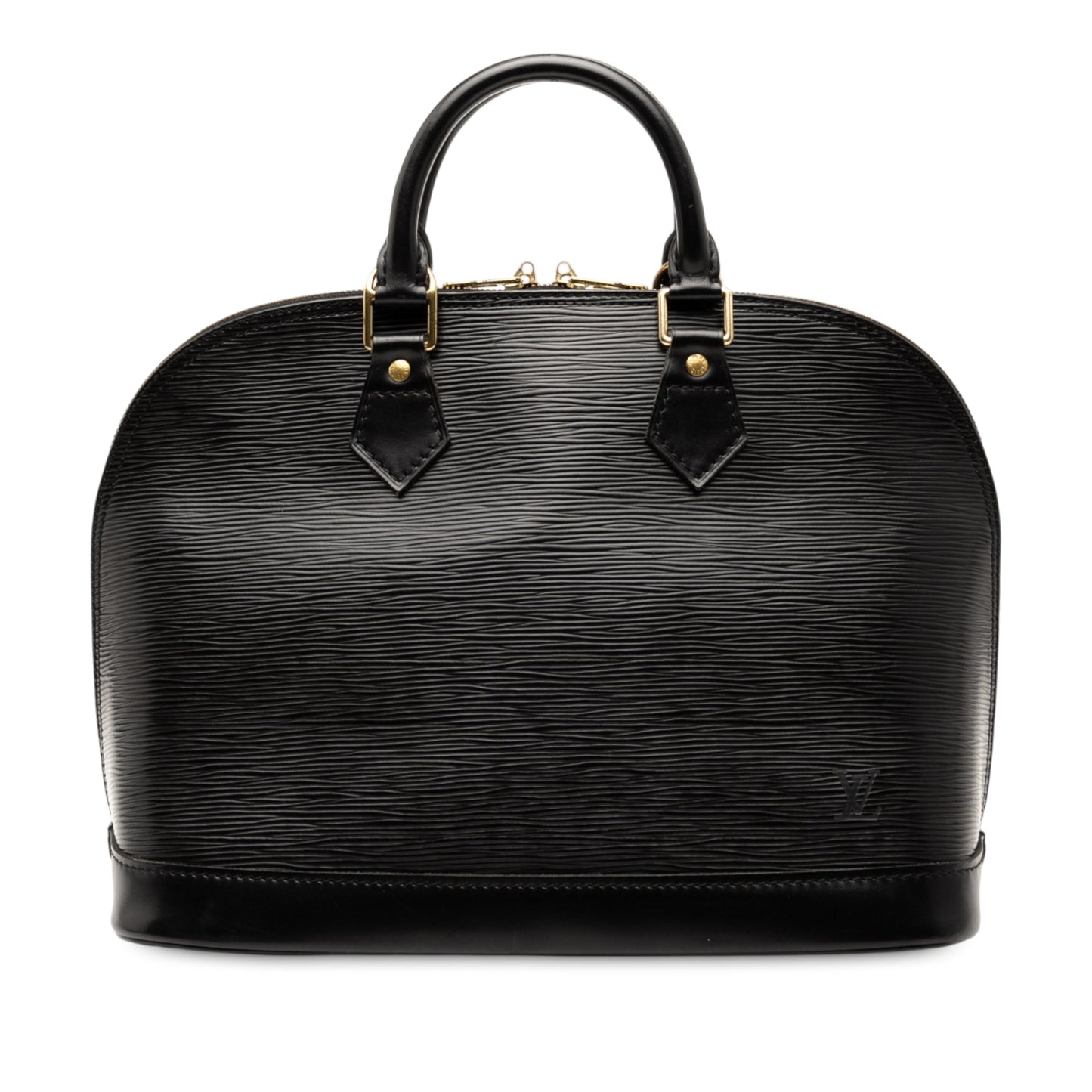 Black Louis Vuitton Epi Alma PM Handbag