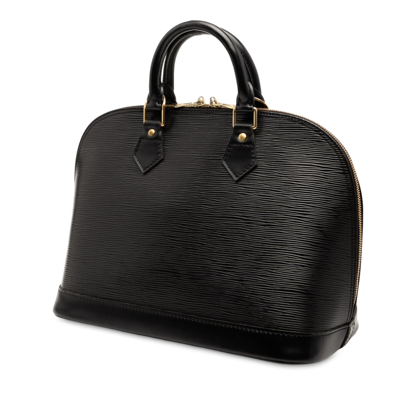 Black Louis Vuitton Epi Alma PM Handbag