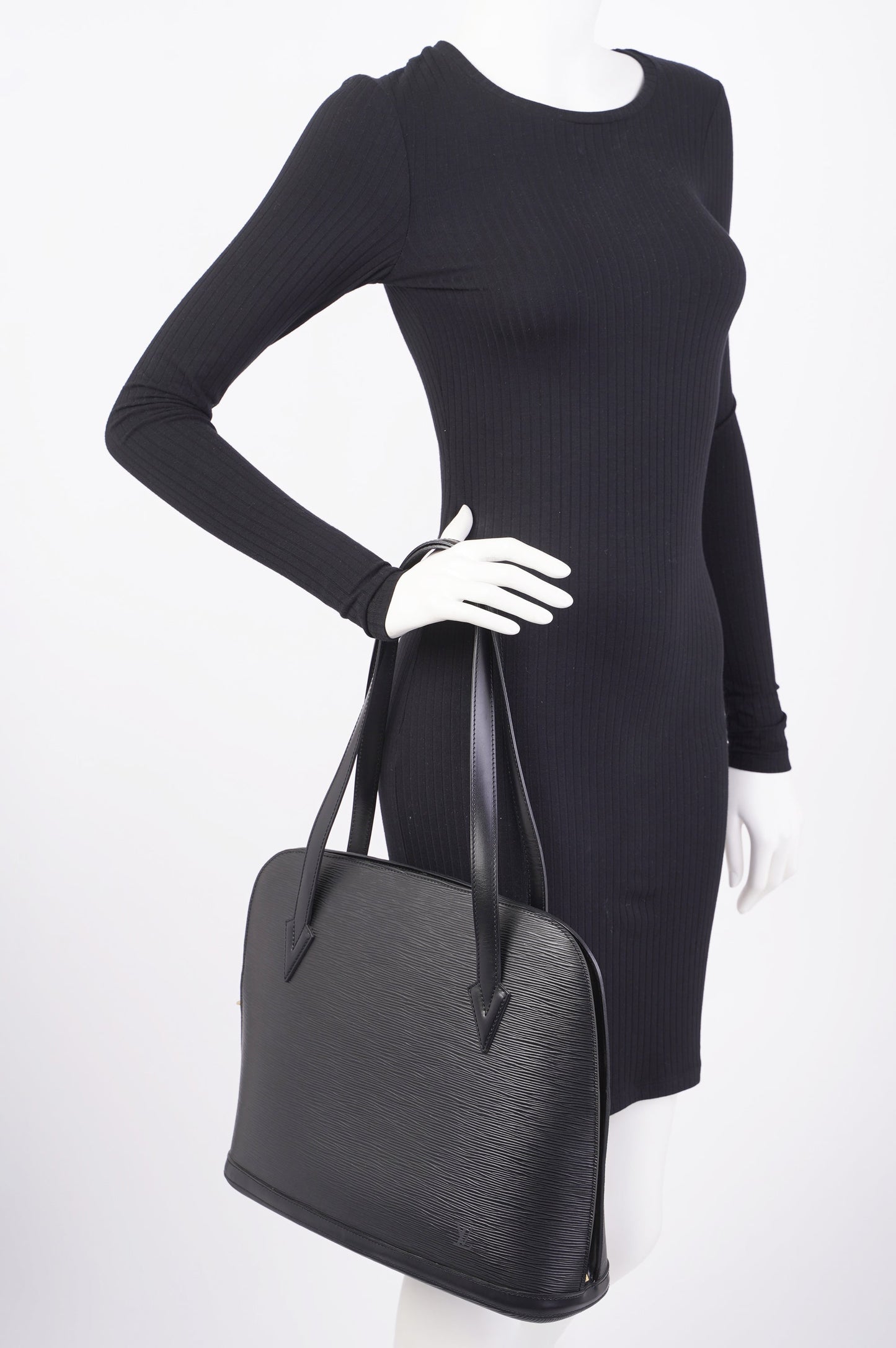 Louis Vuitton Lussac Black Epi Leather