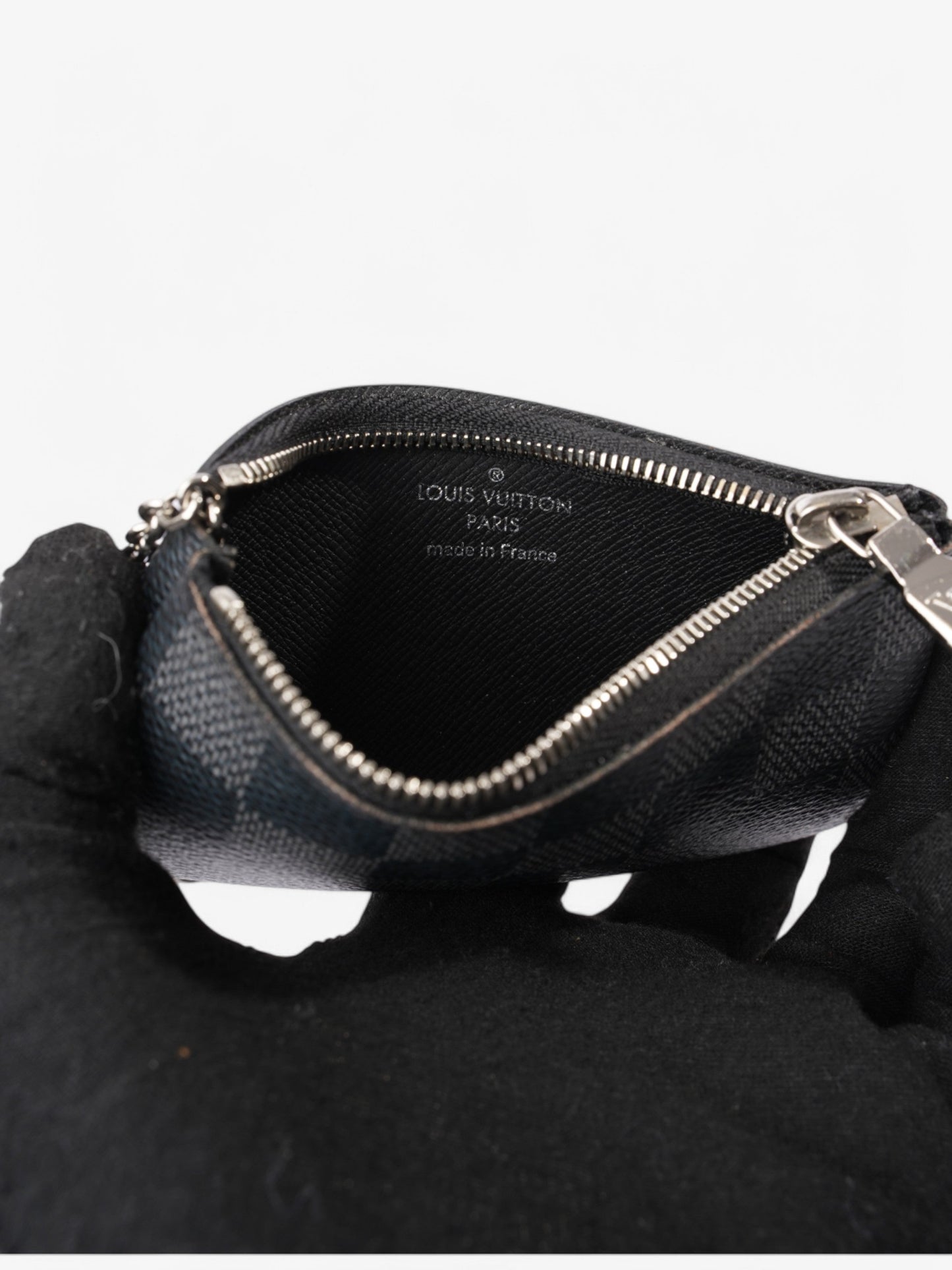 Louis Vuitton Key Pouch  Damier Graphite Coated Canvas