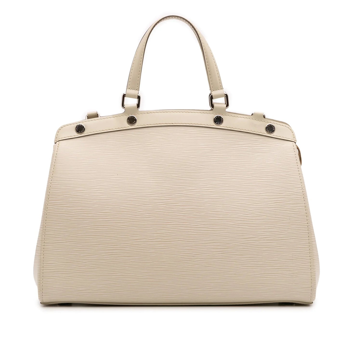 Beige Louis Vuitton Epi Brea MM Handbag