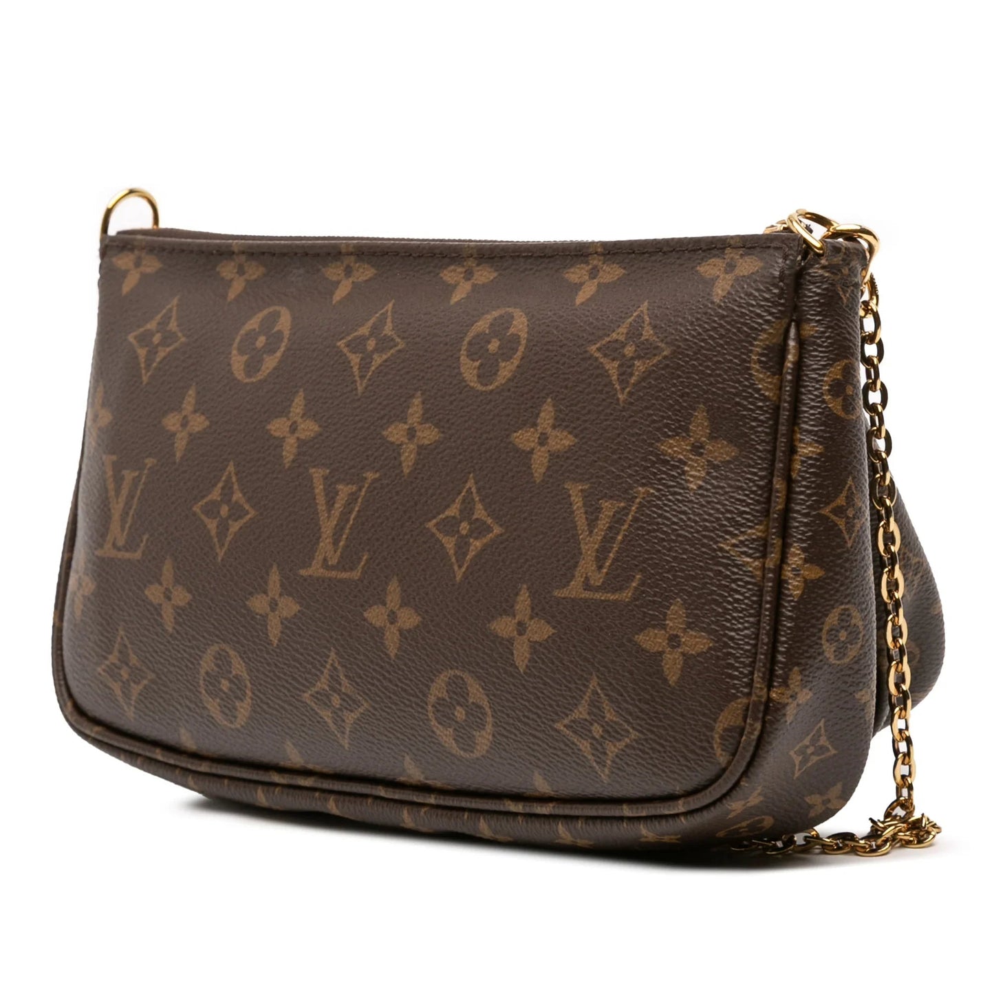 Brown Louis Vuitton Monogram Multi Pochette Accessoires Satchel