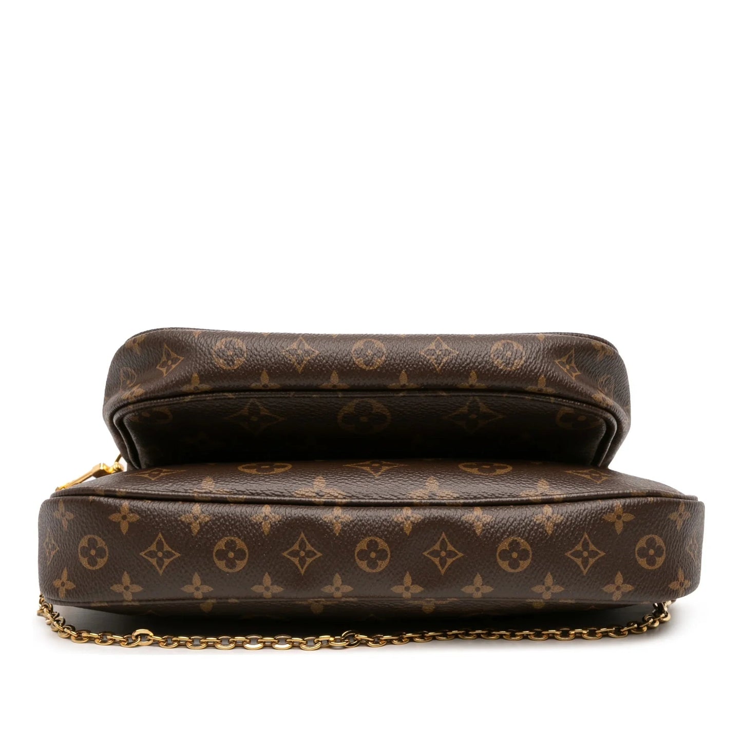 Brown Louis Vuitton Monogram Multi Pochette Accessoires Satchel