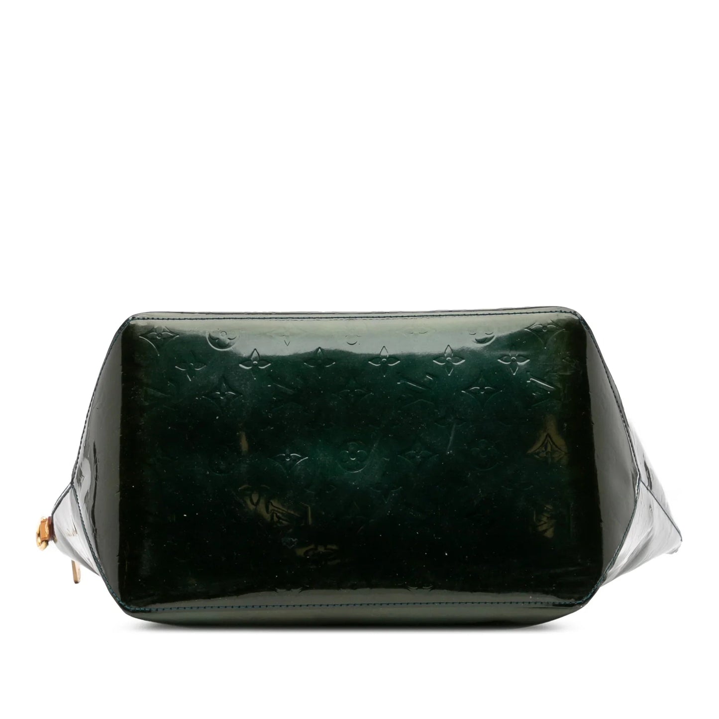 Green Louis Vuitton Monogram Vernis Bellevue GM Handbag