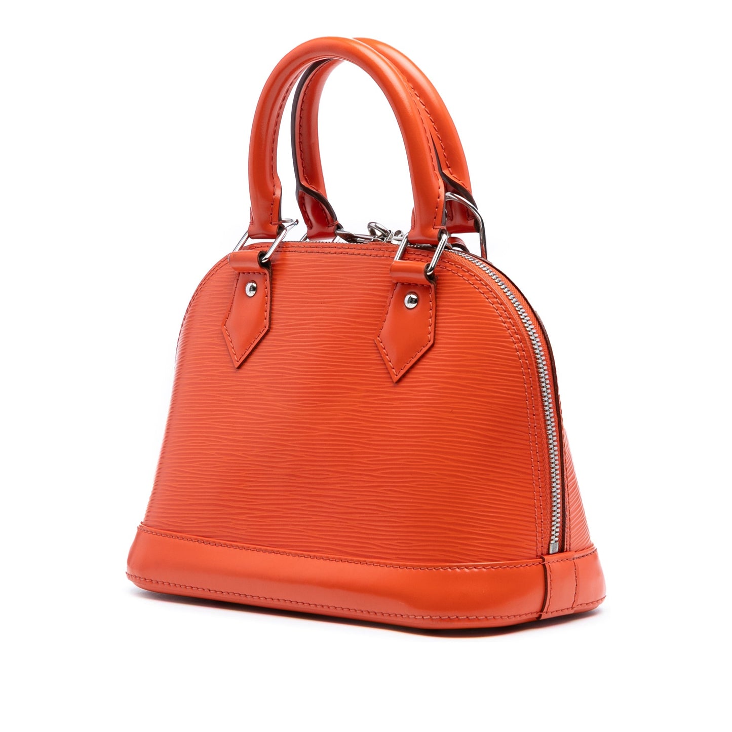 Orange Louis Vuitton Epi Alma BB Satchel