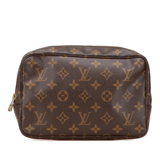 Brown Louis Vuitton Monogram Trousse Toilette 23 Clutch Bag