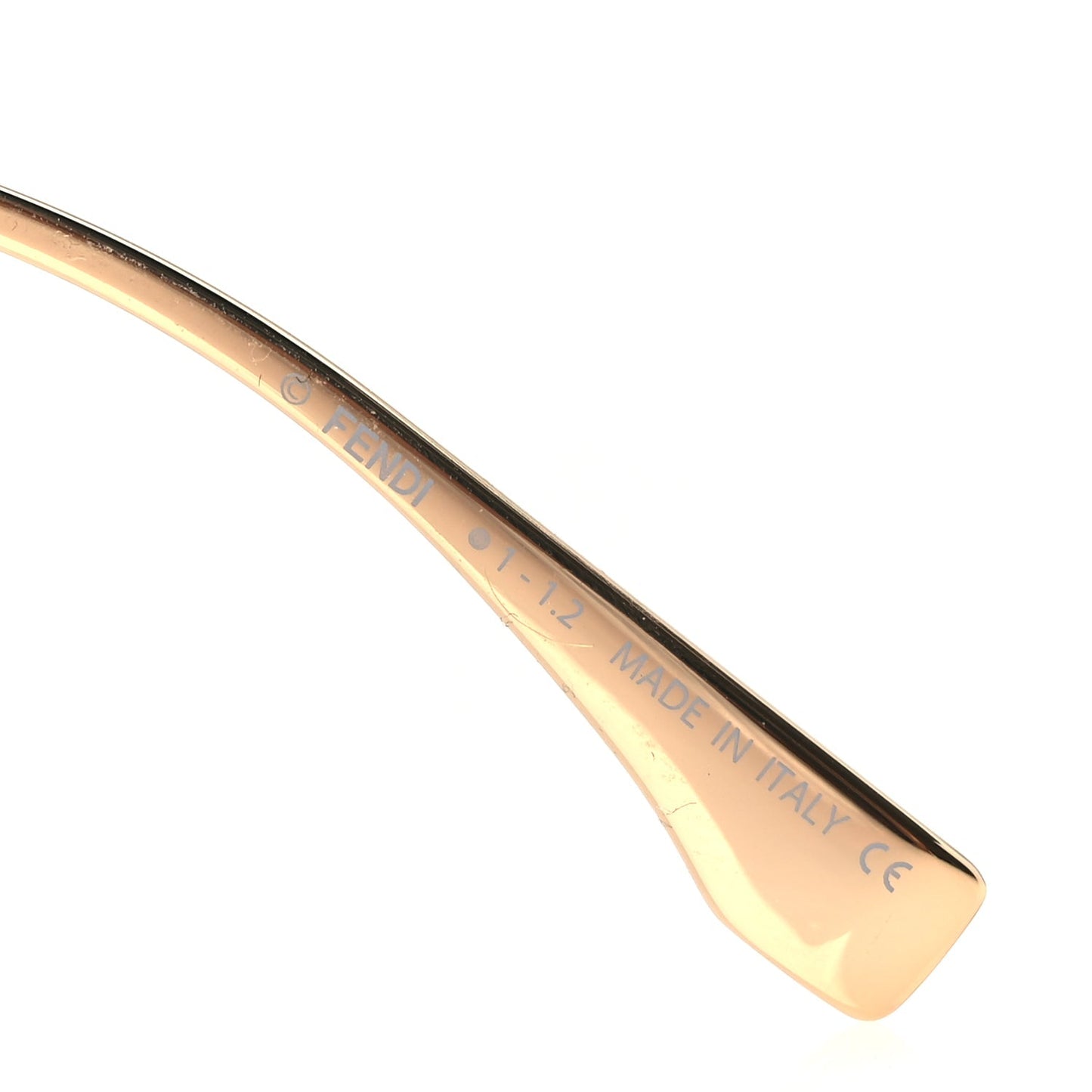 Fendi Metal Disco Geometric Sunglasses FE 40051/U Gold