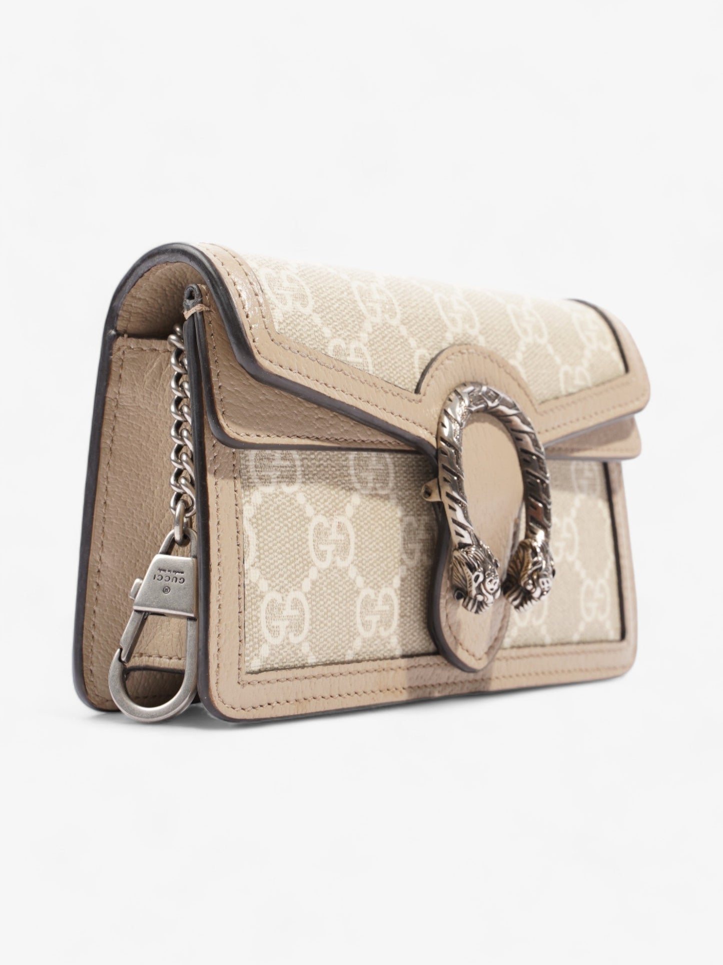 Gucci Dionysus GG Super Mini Beige And White GG Supreme / Oatmeal Coated Canvas