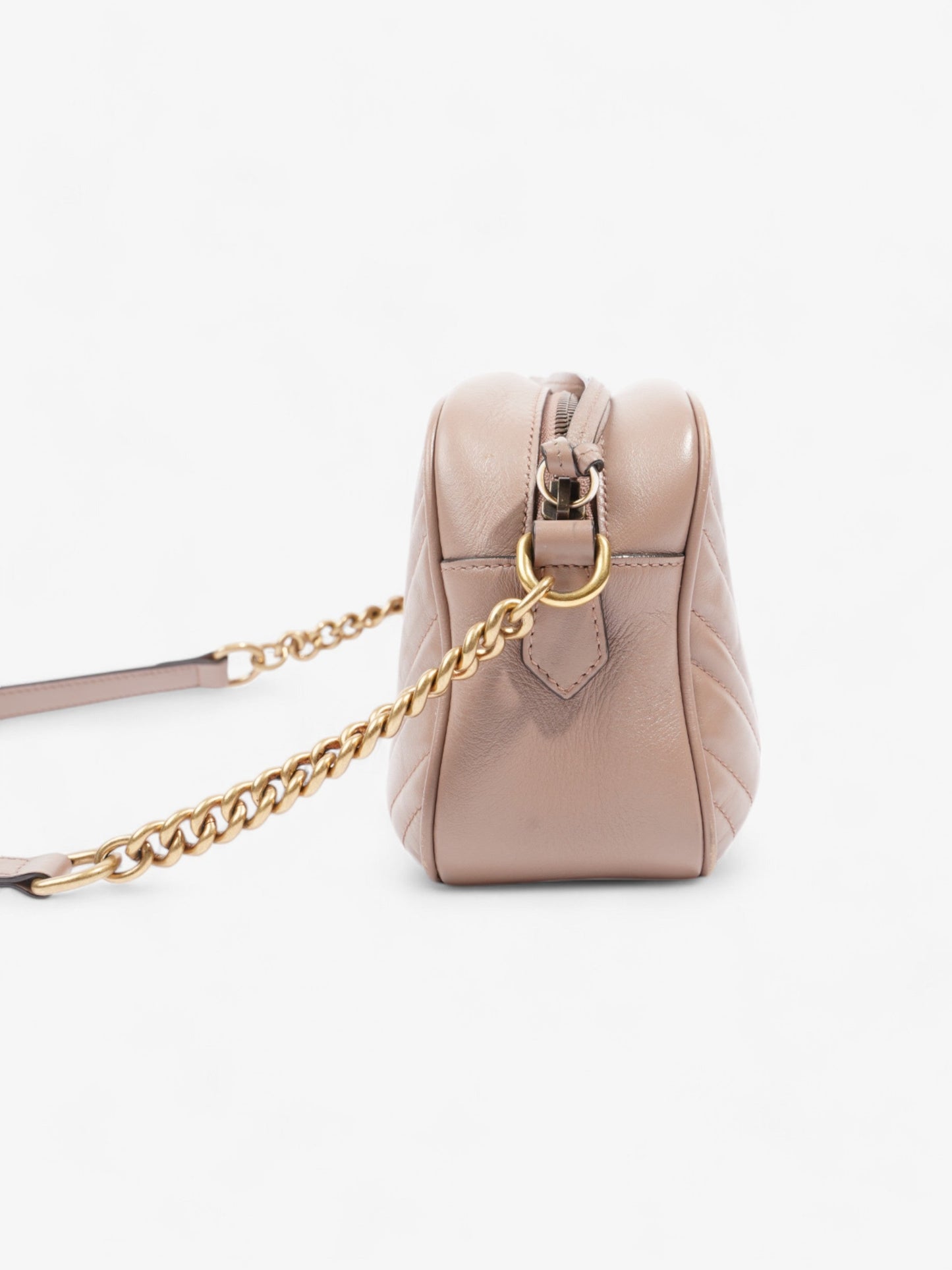Gucci GG Marmont Dusty Pink Matelasse Leather Small